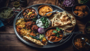 authentic non veg thali meals