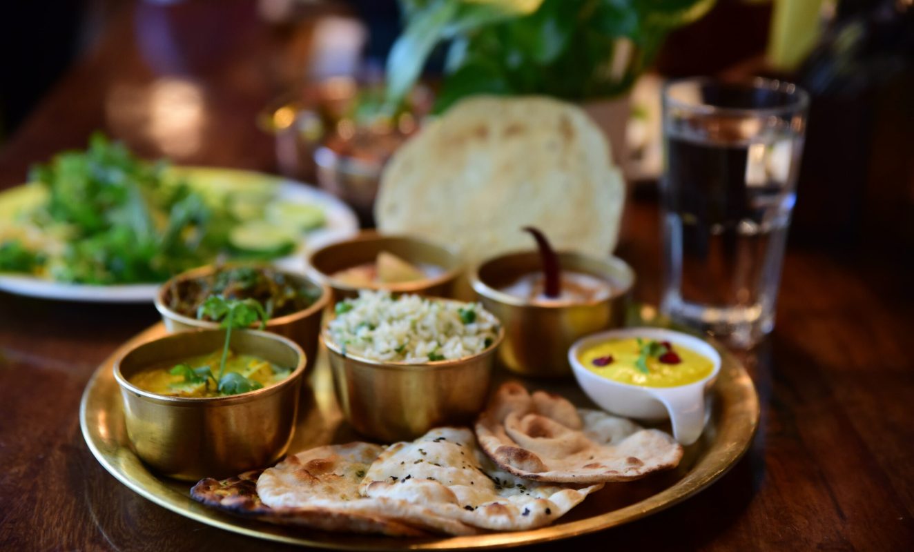 authentic north indian dinner