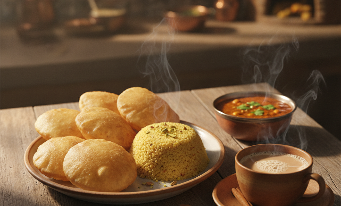 Halwa Puri in Brampton